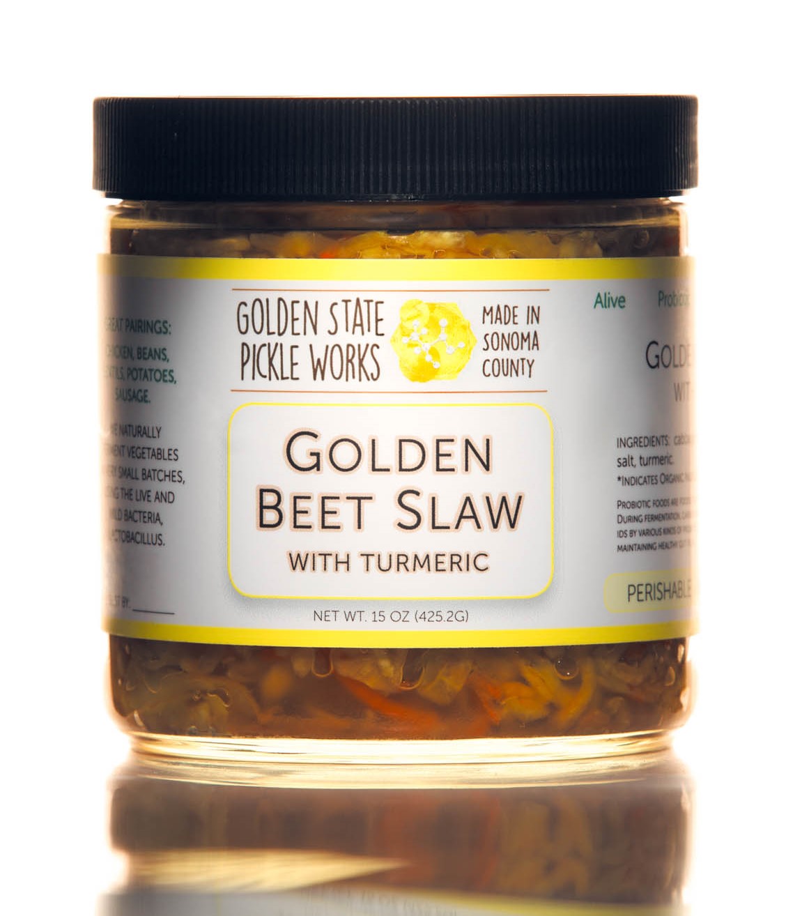 Golden Beet Slaw with Turmeric