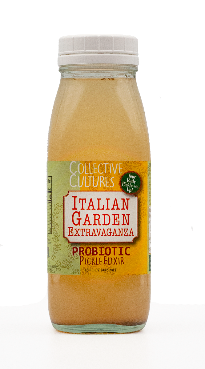 Italian Garden Extravaganza - Probiotic Pickle Elixir